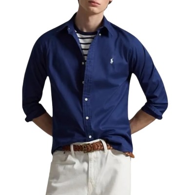 Polo Ralph Lauren Shirt Custom Fit-Navy