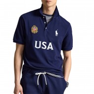 Polo Ralph Lauren Polo Shirt  Usa Classic Fit-Navy