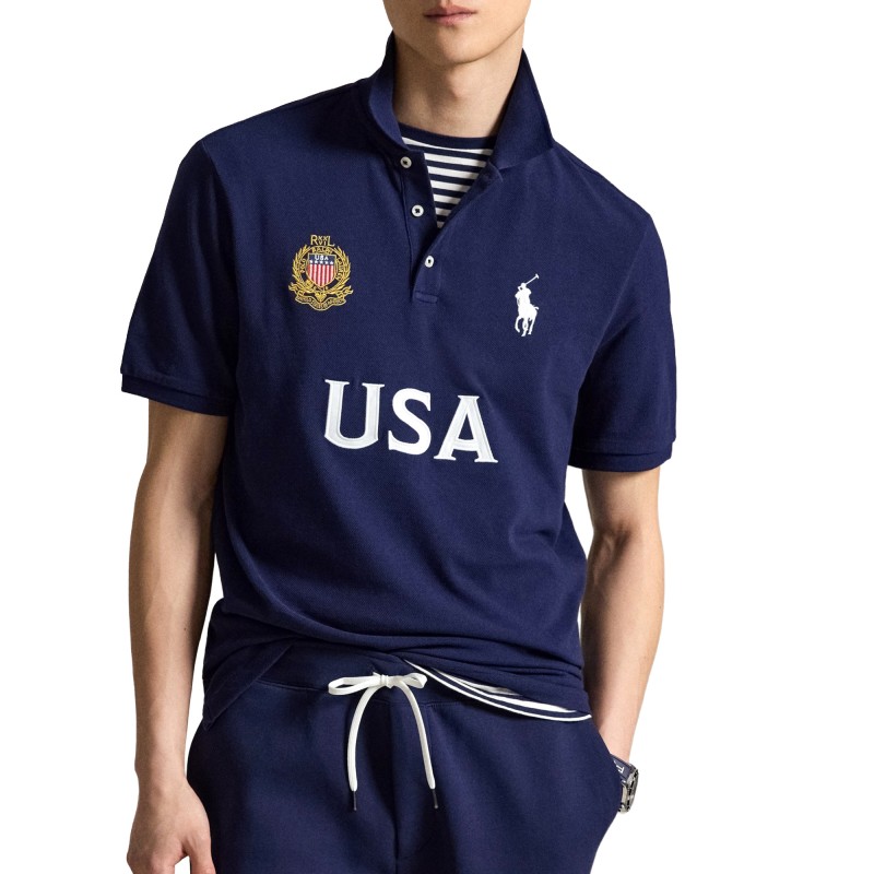 Polo Ralph Lauren Polo Shirt  Usa Classic Fit-Navy