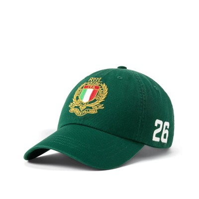 Polo Ralph Lauren Cap Baseball Italy Twill-Green
