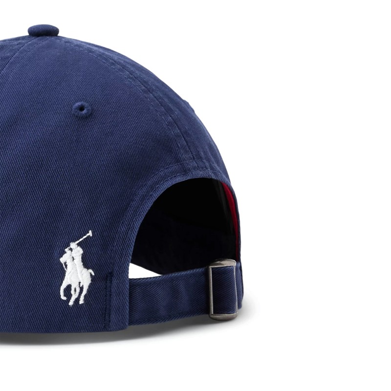 Polo Ralph Lauren Cap Baseball Usa Twill-Navy Polo Ralph Lauren Cap Baseball Usa Twill-Navy