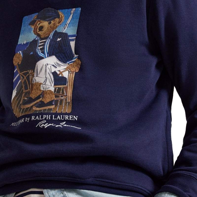 Polo Ralph Lauren Sweatshirt Bear-Navy Polo Ralph Lauren Sweatshirt Bear-Navy