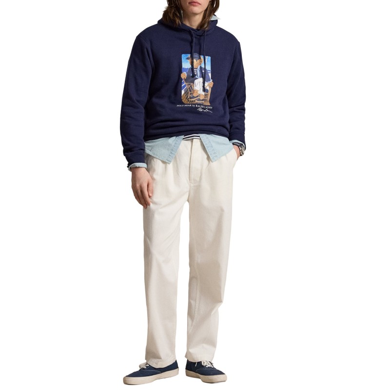 Polo Ralph Lauren Sweatshirt Bear-Navy Polo Ralph Lauren Sweatshirt Bear-Navy