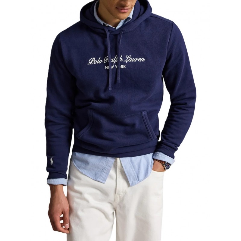 Polo Ralph Lauren Hoodie Embroidery Logo-Navy