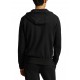 Polo Ralph Lauren Jacket With Hood And Zipper-Black Polo Ralph Lauren Jacket With Hood And Zipper-Black