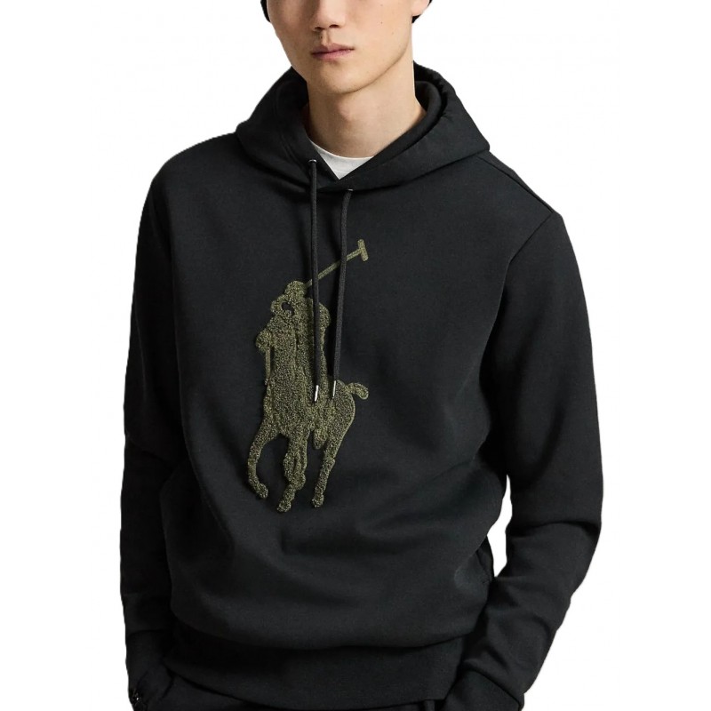 Polo Ralph Lauren Hoodie Big Pony-Black Polo Ralph Lauren Hoodie Big Pony-Black