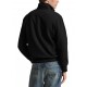 Polo Ralph Lauren Sweatshirt Fleece Quarter Zip-Black Polo Ralph Lauren Sweatshirt Fleece Quarter Zip-Black