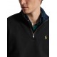 Polo Ralph Lauren Sweatshirt Fleece Quarter Zip-Black Polo Ralph Lauren Sweatshirt Fleece Quarter Zip-Black