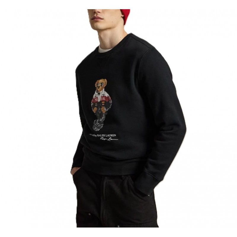Polo Ralph Lauren Sweatshirt Bear-Black Polo Ralph Lauren Sweatshirt Bear-Black