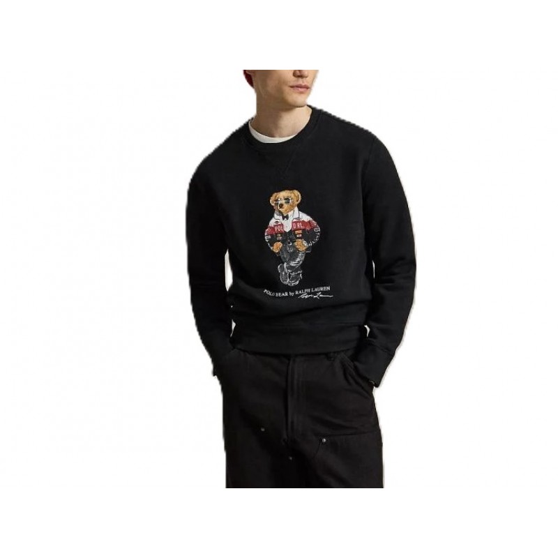 Polo Ralph Lauren Sweatshirt Bear-Black Polo Ralph Lauren Sweatshirt Bear-Black