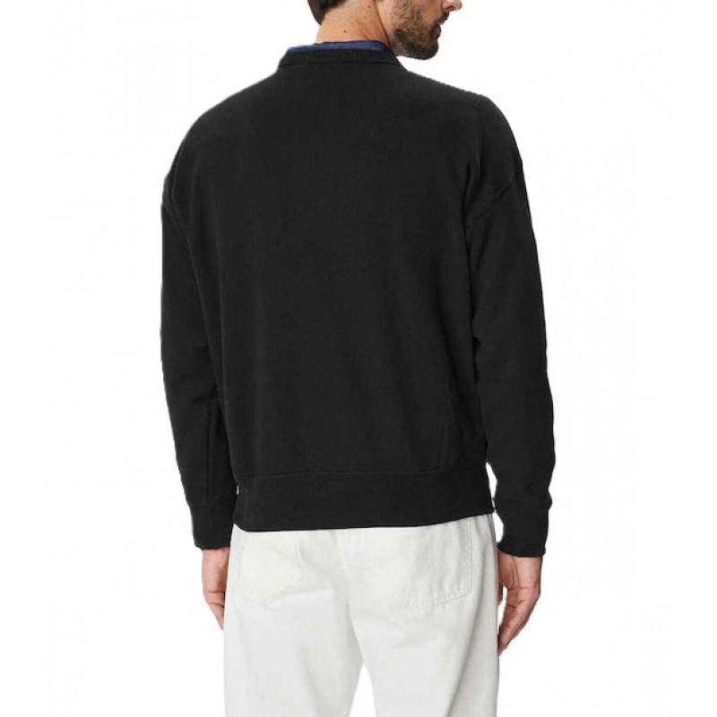 Polo Ralph Lauren Sweatshirt New York Crest Holiday Graphic-Black Polo Ralph Lauren Sweatshirt New York Crest Holiday Graphic-Black