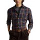 Polo Ralph Lauren Shirt Custom Fit Plaid Pony Embroidered-Green/Red Polo Ralph Lauren Shirt Custom Fit Plaid Pony Embroidered-Green/Red