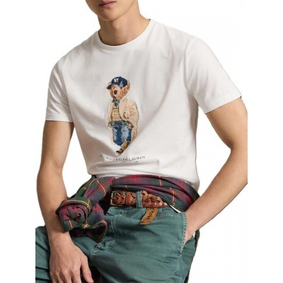 Polo Ralph Lauren T-Shirt Bear-White Polo Ralph Lauren T-Shirt Bear-White