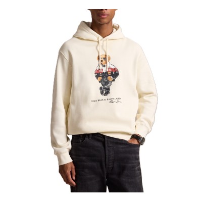 Polo Ralph Lauren Hoodie Polo Bear-Cream