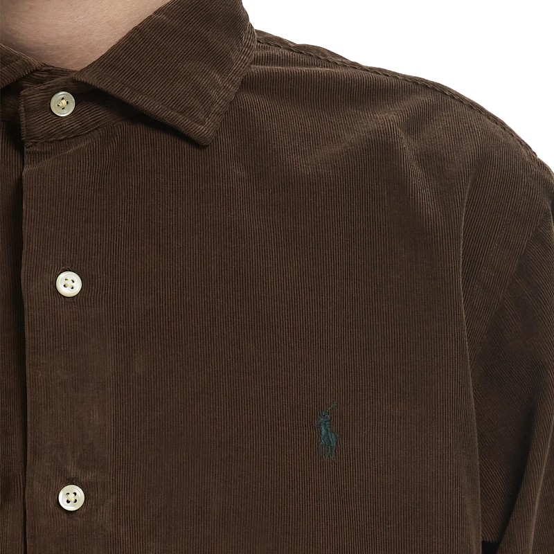 Polo Ralph Lauren Shirt Corduroy-Brown Polo Ralph Lauren Shirt Corduroy-Brown
