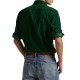 Polo Ralph Lauren Shirt Corduroy Custom Fit-Green Polo Ralph Lauren Shirt Corduroy Custom Fit-Green