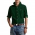 Polo Ralph Lauren Shirt Corduroy Custom Fit-Green