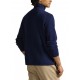 Polo Ralph Lauren Pollover Estate Rib Quarter Zip-Navy Polo Ralph Lauren Pollover Estate Rib Quarter Zip-Navy