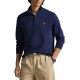 Polo Ralph Lauren Pollover Estate Rib Quarter Zip-Navy Polo Ralph Lauren Pollover Estate Rib Quarter Zip-Navy