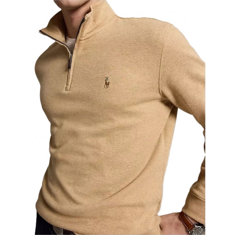 Polo Ralph Lauren Sweater Half Zip-Camel Polo Ralph Lauren Sweater Half Zip-Camel