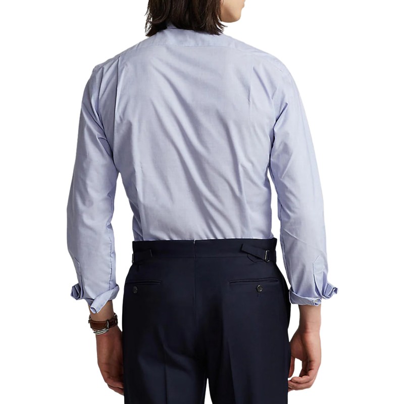 Polo Ralph Lauren Shirt Custom Fit Stretch-Blue/White