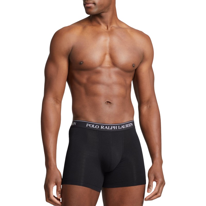 Polo Ralph Lauren Boxer Brief 3 Pack-Black Polo Ralph Lauren Boxer Brief 3 Pack-Black