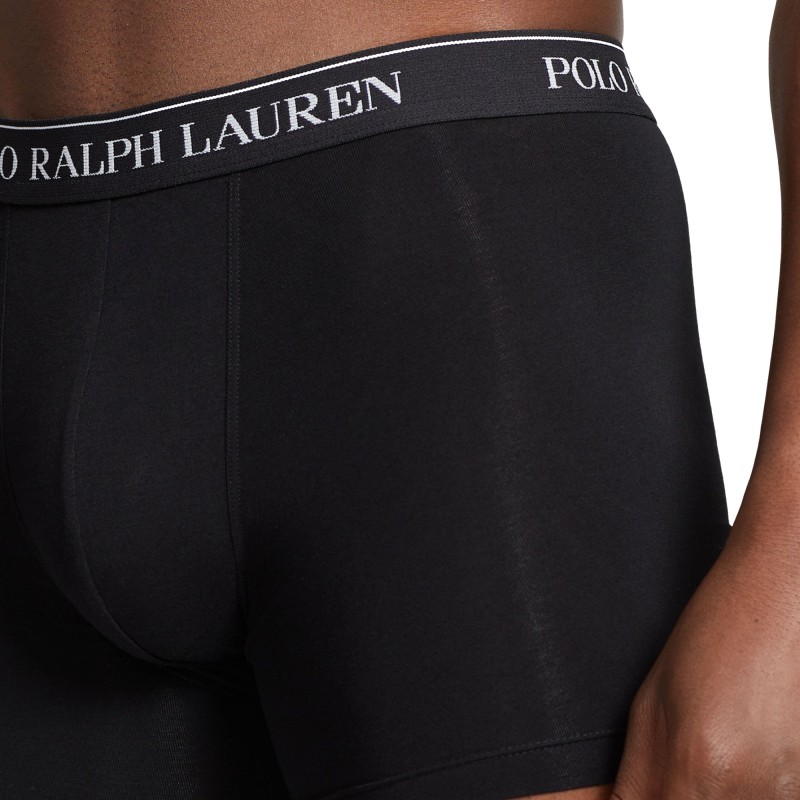 Polo Ralph Lauren Boxer Brief 3 Pack-Black Polo Ralph Lauren Boxer Brief 3 Pack-Black