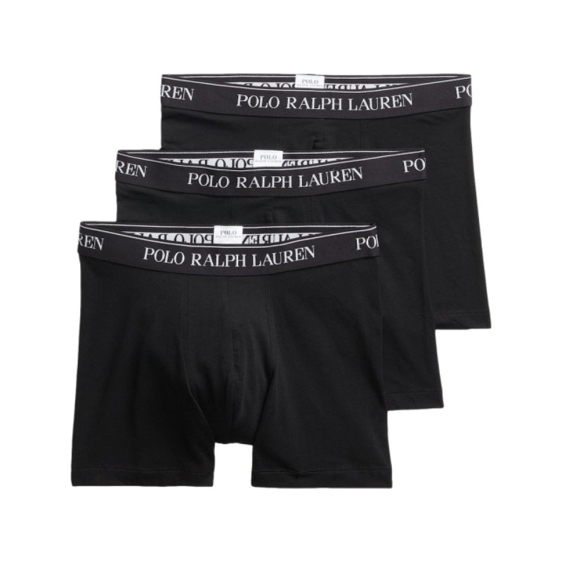 Polo Ralph Lauren Boxer Brief 3 Pack-Black Polo Ralph Lauren Boxer Brief 3 Pack-Black