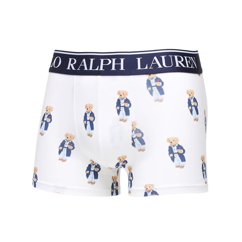 Polo Ralph Lauren Trunk 2 Pack Bear Motif Logo Waistband-Multi Polo Ralph Lauren Trunk 2 Pack Bear Motif Logo Waistband-Multi