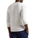 Polo Ralph Lauren T-Shirt Logo Embroidered Long Sleeve-White Polo Ralph Lauren T-Shirt Logo Embroidered Long Sleeve-White