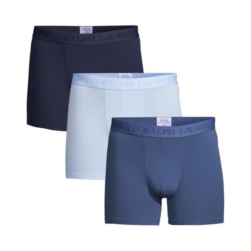 Polo Ralph Lauren Boxer Briefs 3-Pack Logo Waistband-Multi Polo Ralph Lauren Boxer Briefs 3-Pack Logo Waistband-Multi