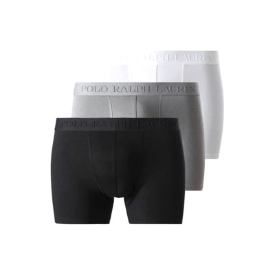 Polo Ralph Lauren Boxer Briefs 3-Pack Logo Waistband-Multi
