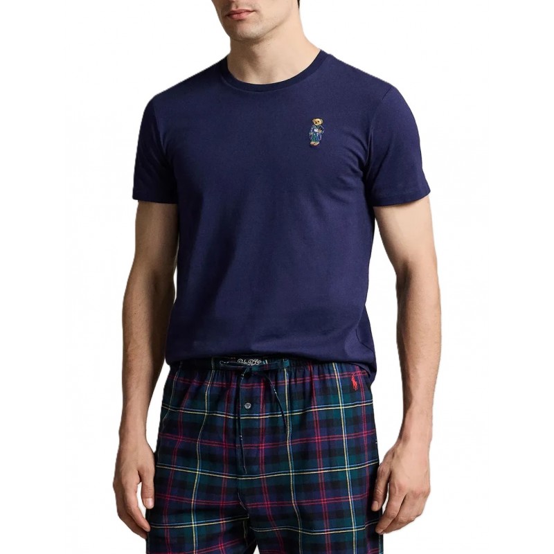 Polo Ralph Lauren T-Shirt Bear Embroidery-Navy Polo Ralph Lauren T-Shirt Bear Embroidery-Navy
