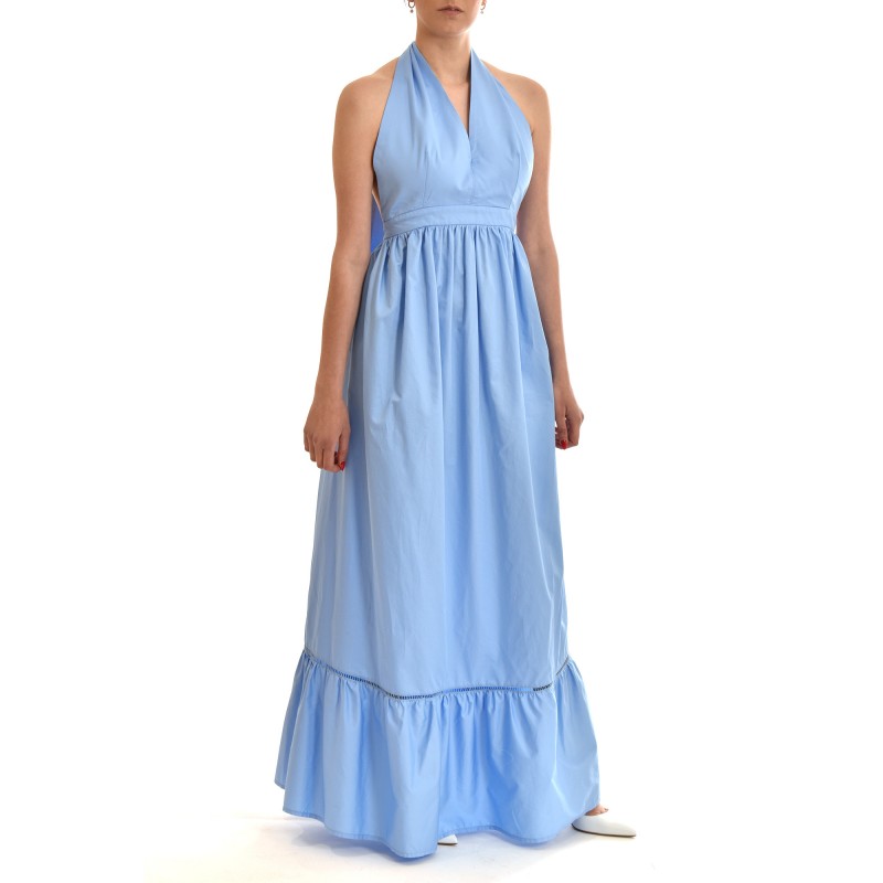 Twenty-29 Dress Maxi With Open Back-Light Blue Twenty-29 Dress Maxi With Open Back-Light Blue
