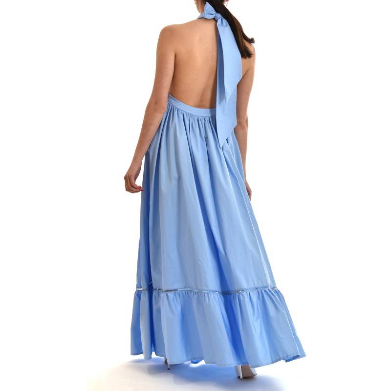 Twenty-29 Dress Maxi With Open Back-Light Blue Twenty-29 Dress Maxi With Open Back-Light Blue