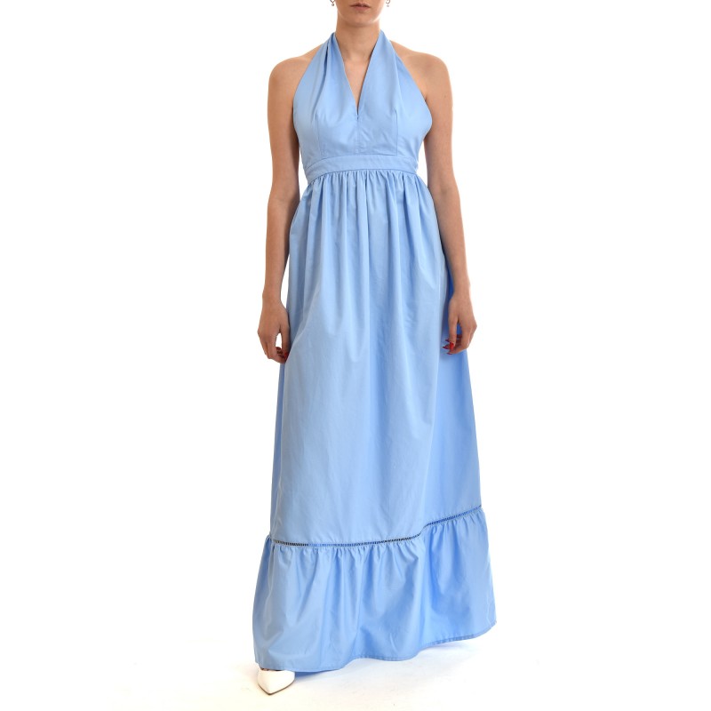 Twenty-29 Dress Maxi With Open Back-Light Blue Twenty-29 Dress Maxi With Open Back-Light Blue