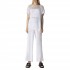 Lotus Eaters Trousers Linen Elastic Waist And Zip-White