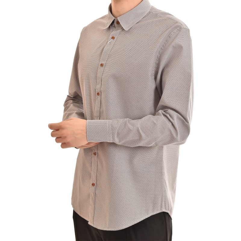 Vittorio Patterned Shirt-Blue Vittorio Patterned Shirt-Blue