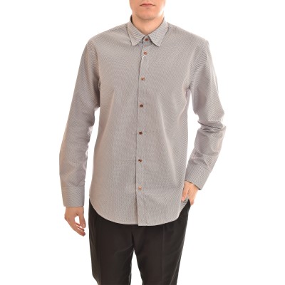 Vittorio Patterned Shirt-Blue