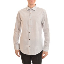 Vittorio Colorful Patterned Shirt-Off White
