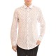 Vittorio Square Patterned Shirt-Off White Vittorio Square Patterned Shirt-Off White