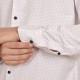 Vittorio Micropatterned Shirt-White Vittorio Micropatterned Shirt-White