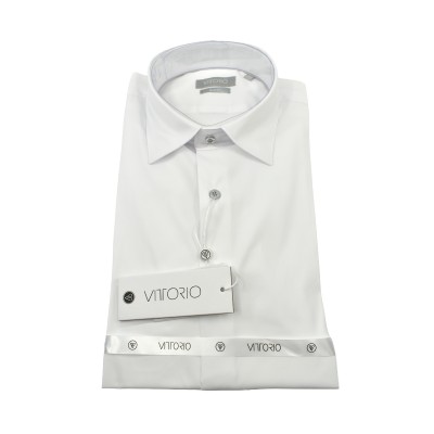 Vittorio Shirt Slim Fit-White