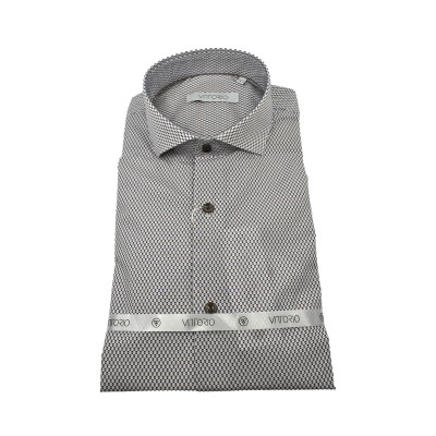 Vittorio Shirt Patterned-White