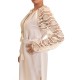 Kasia Belted Sleeve Embroidered Dress-White Kasia Belted Sleeve Embroidered Dress-White