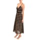 Kasia Frilled Embroidery Patterned Dress-Black Kasia Frilled Embroidery Patterned Dress-Black