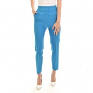 Twenty-29 Cigarette Trousers With Waist Band-Electric Blue