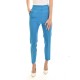 Twenty-29 Cigarette Trousers With Waist Band-Electric Blue