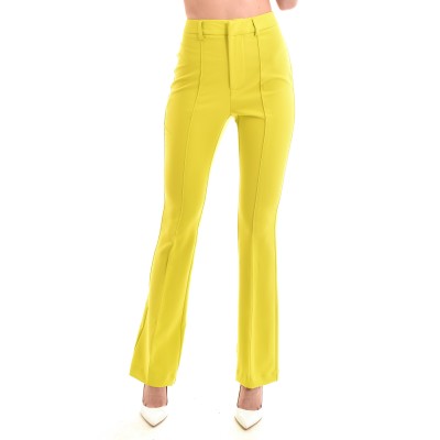 Twenty-29 Bell-Bottom Trousers-Lime