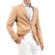 Vittorio Micropatterned Casual Blazer-Beige
